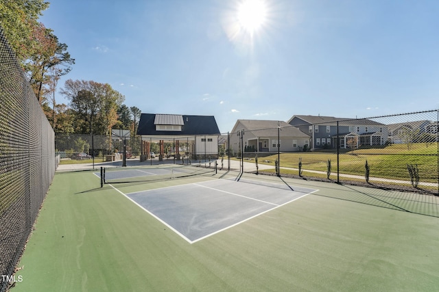 view of sport court