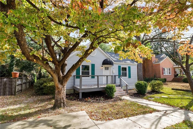 view of front of home