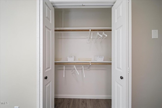 view of closet