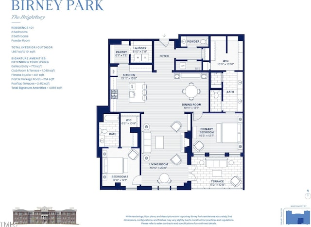 2606 Marchmont St # 101, Raleigh, NC 27608 - home floor plan