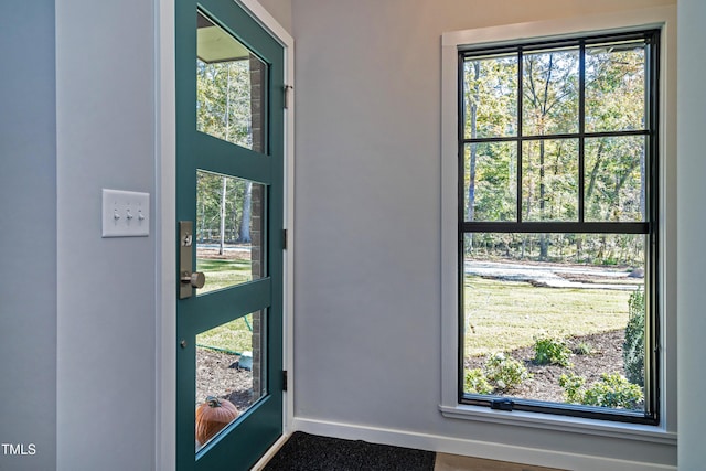 1414 Whippoorwill Ln, Chapel Hill, NC 27517 - doorway featuring baseboards