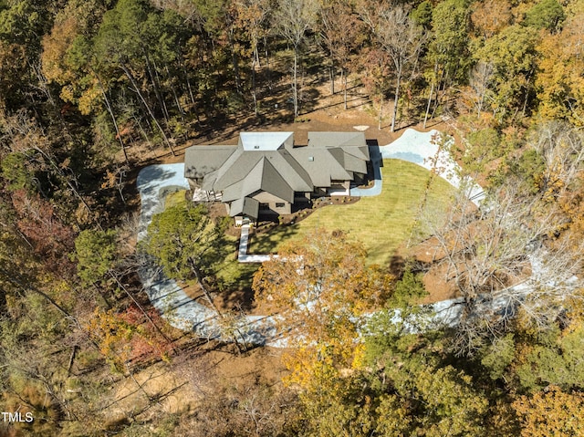 1414 Whippoorwill Ln, Chapel Hill, NC 27517 - view from above of property