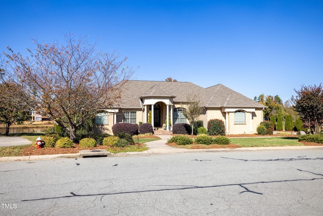 view of french country style house