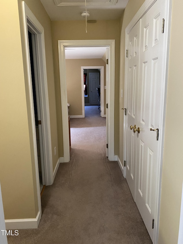 corridor with carpet