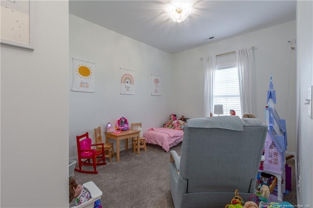 bedroom with carpet flooring