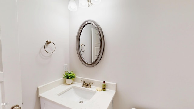 half bath with vanity