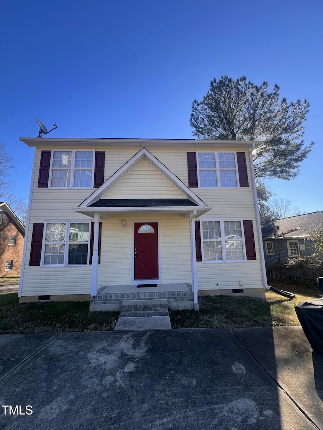 view of front of house with a porch