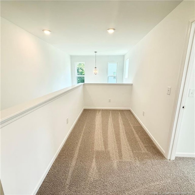 145 Cahill, Home, Raeford, NC 28376 - carpeted spare room with baseboards and recessed lighting