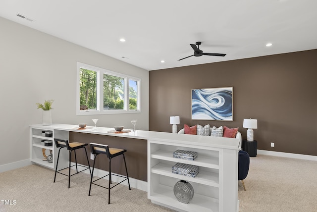 662 Manchester Dr, Raleigh, NC 27609 - bedroom with light colored carpet, recessed lighting, and baseboards