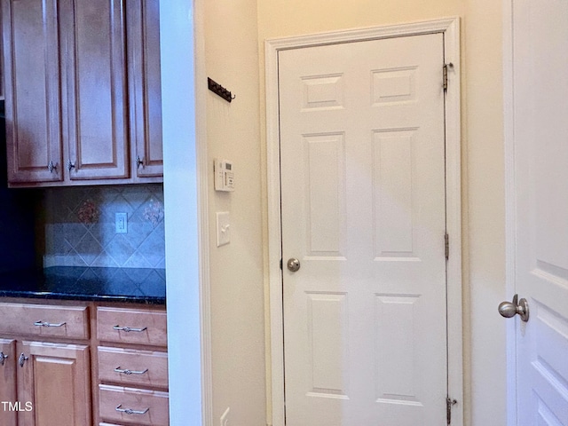 kitchen featuring tasteful backsplash