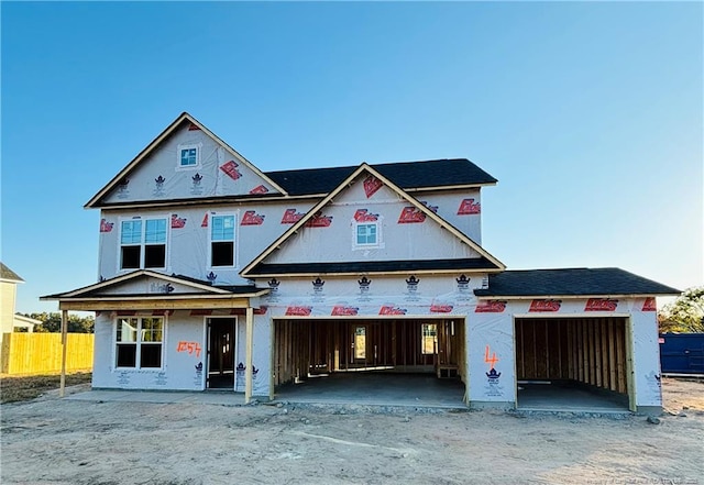 view of property in mid-construction