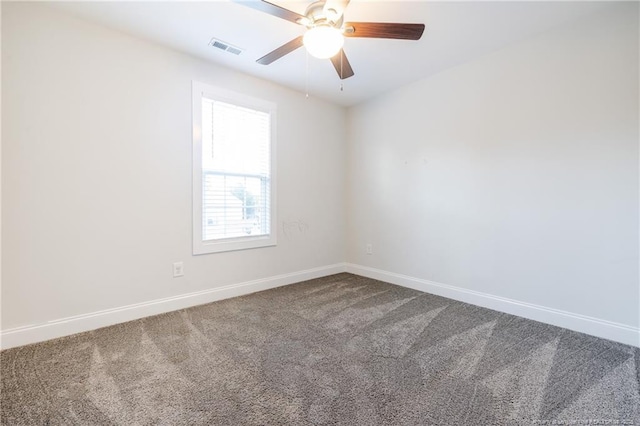 400 Jax Ct, Fayetteville, NC 28312 - carpeted spare room featuring baseboards and a ceiling fan