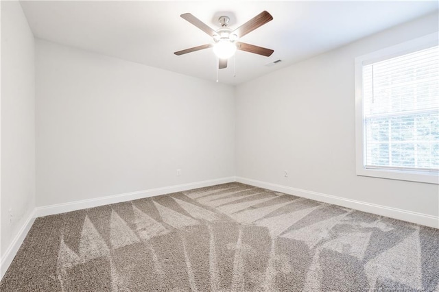400 Jax Ct, Fayetteville, NC 28312 - empty room with baseboards, ceiling fan, and carpet floors