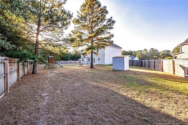 400 Jax Ct, Fayetteville, NC 28312 - fenced backyard with a playground