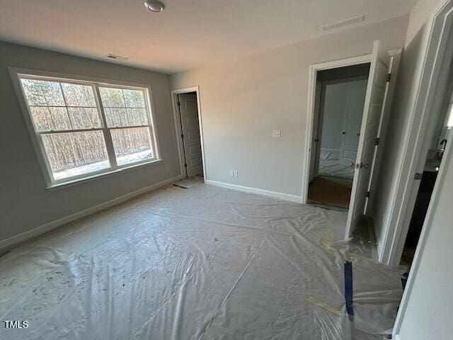 view of unfurnished bedroom