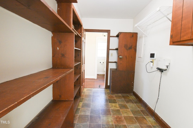 view of laundry area