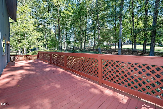 view of deck