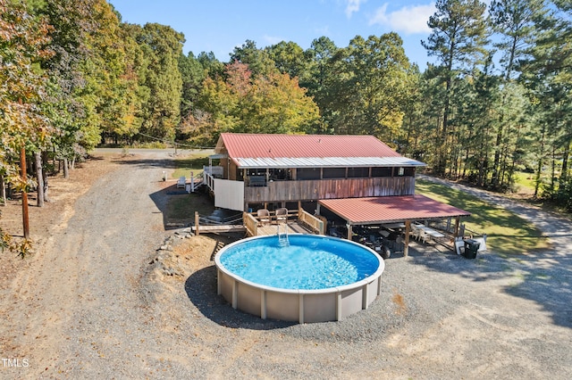 view of swimming pool