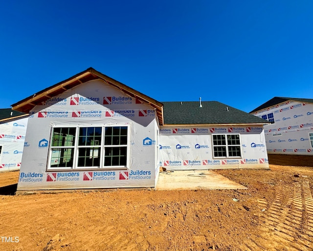 view of rear view of property