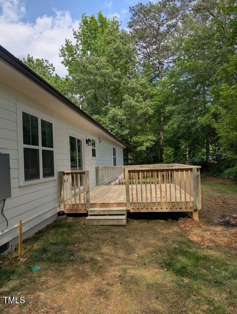 2710-A Mansfield Ave, Durham, NC 27703 - view of wooden terrace