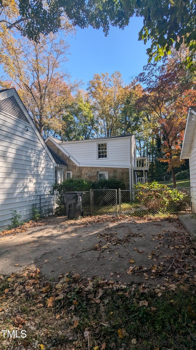 view of front of home