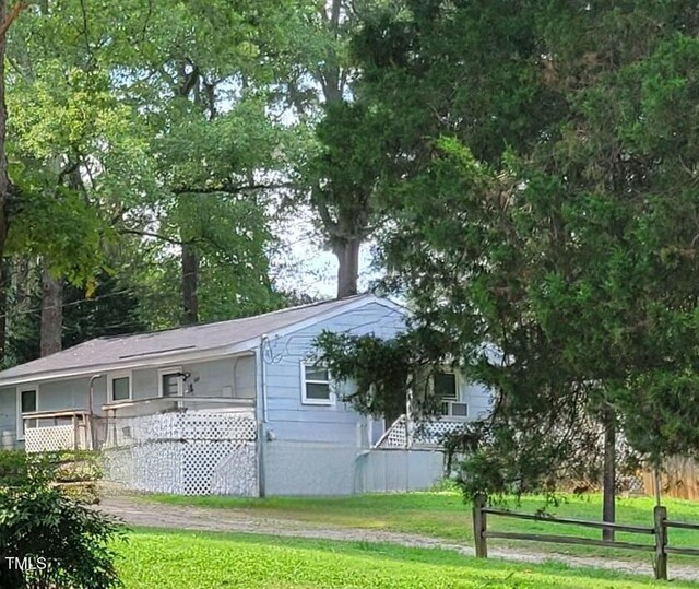 view of side of property