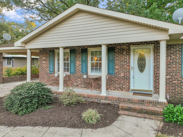 bungalow-style home featuring a porch