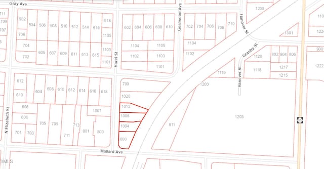 1004 Hazel St, Durham NC, 27701 land for sale