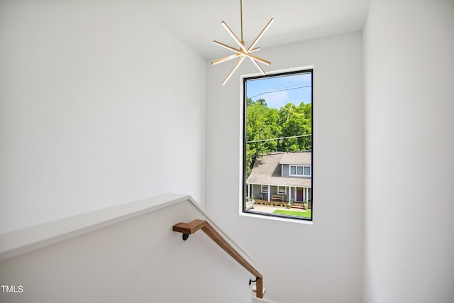 713 N State St, Raleigh, NC 27604 - stairs featuring baseboards