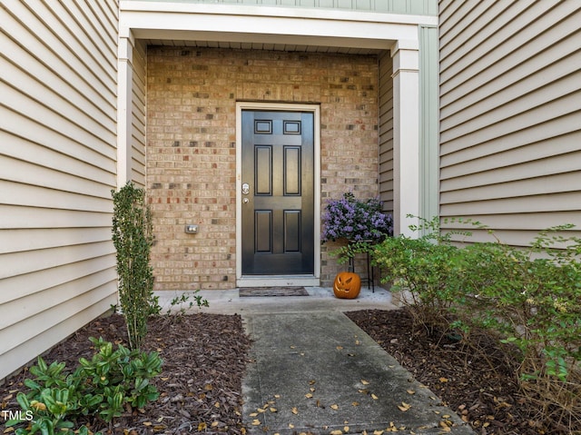 view of entrance to property