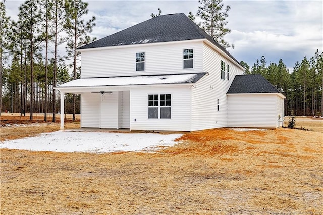 view of rear view of house