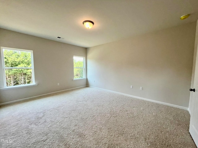 empty room featuring carpet floors