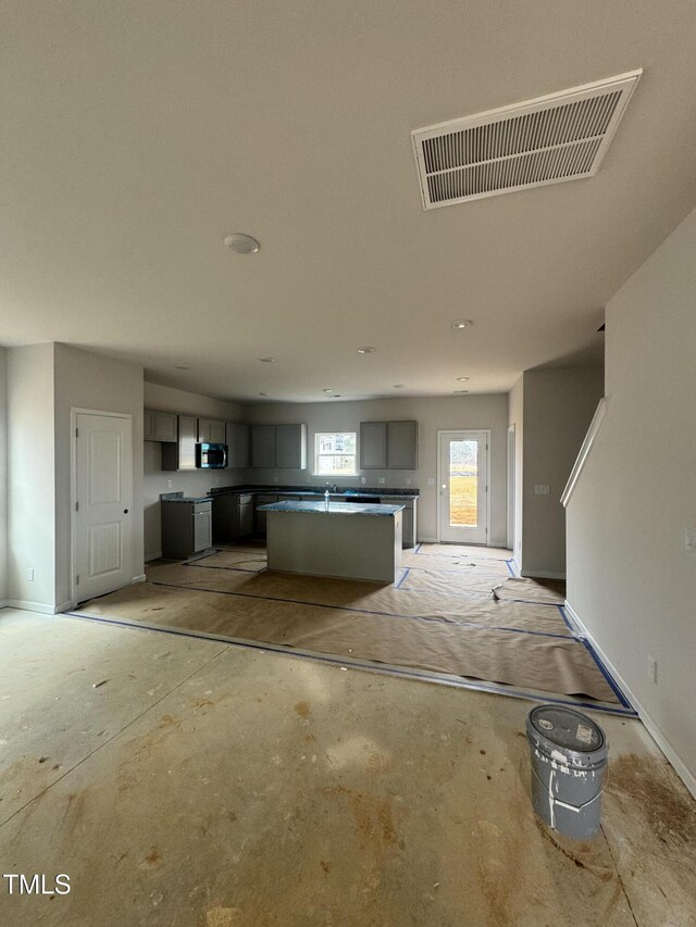 view of unfurnished living room