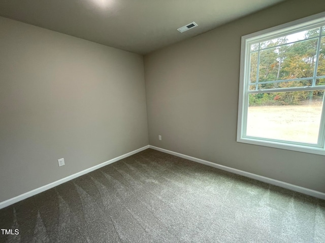 empty room with carpet flooring