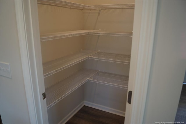 view of pantry
