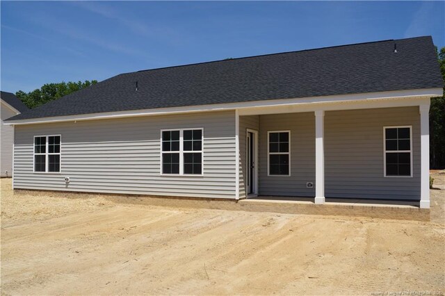 view of rear view of property