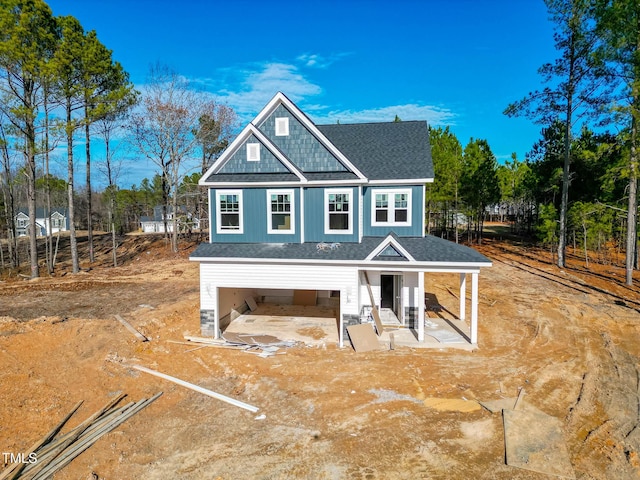 exterior space featuring a porch