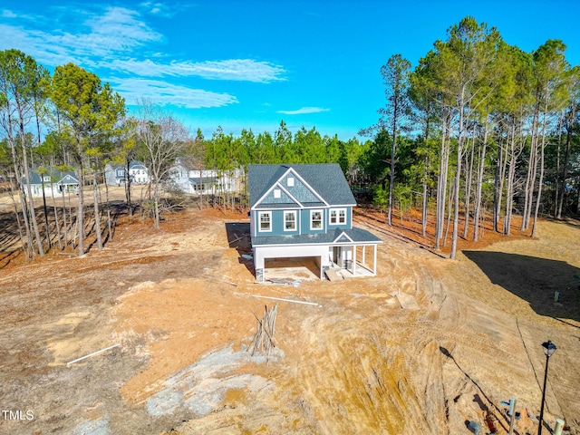 view of front of house with a porch