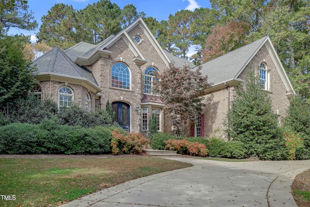 view of french country style house