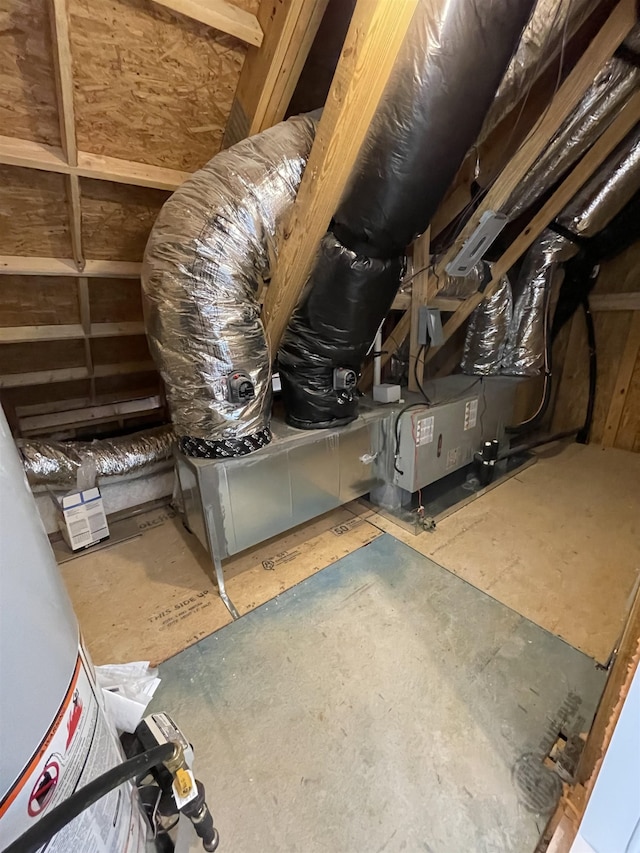 interior details featuring concrete floors