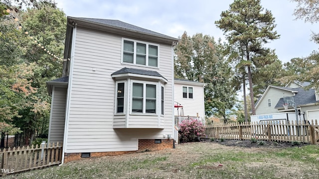 view of rear view of property