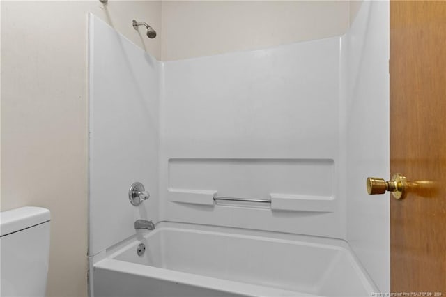 1018 Wood Creek Dr Unit 3, Fayetteville, NC 28314 - bathroom featuring shower / tub combination and toilet