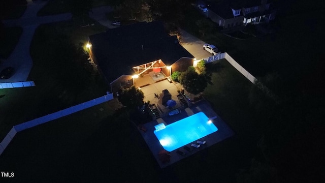 166 Weldon Dr, Clayton, NC 27520 - view of aerial view at twilight