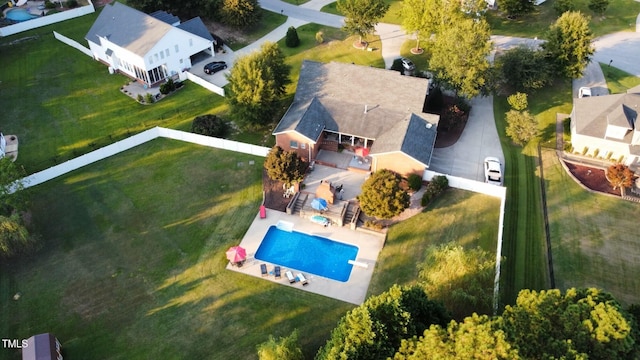 166 Weldon Dr, Clayton, NC 27520 - view of subject property with a pool