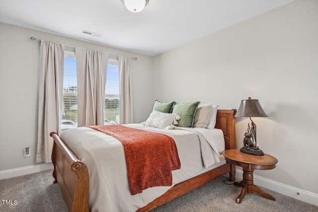 bedroom featuring carpet floors