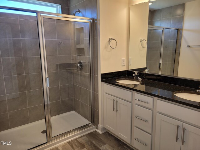 3612 Tarmac Rd Unit Ep 127, Wilson, NC 27896 - full bathroom featuring a stall shower and double vanity