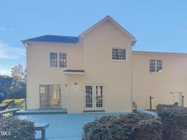 view of rear view of house