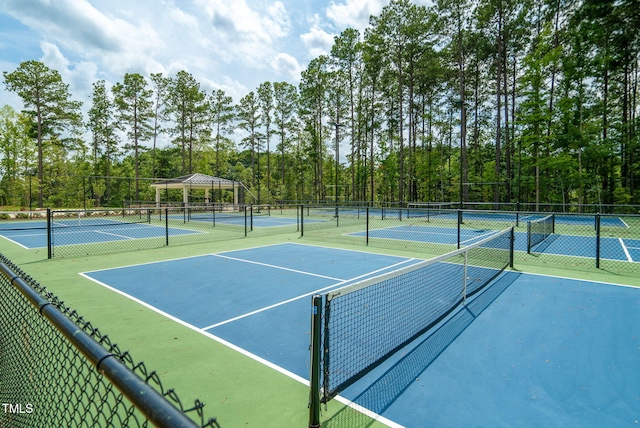 view of sport court