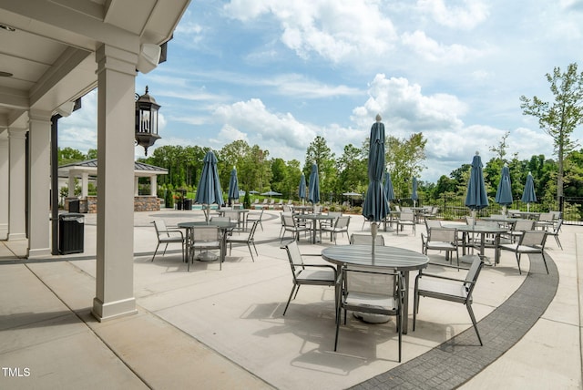 view of patio