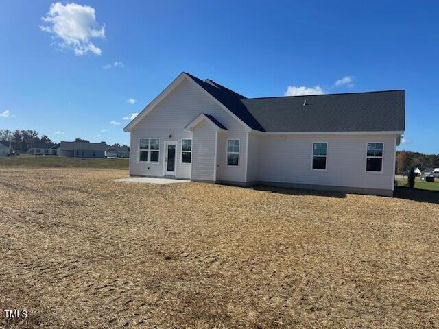 view of back of property